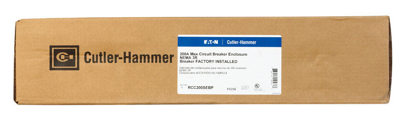 Cutler Hammer Main Breaker Enclosure 200 Amp Boxed