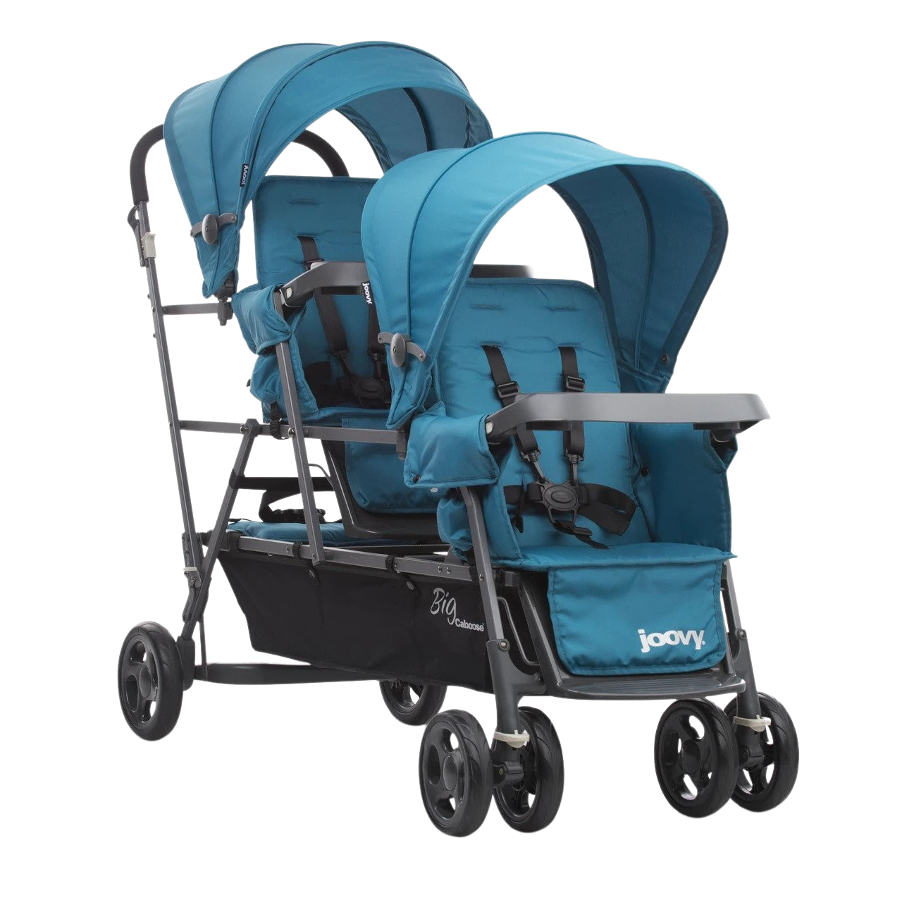 Joovy Big Caboose Sit And Stand Tandem Triple Stroller New