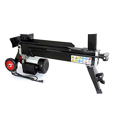 Electric Log Splitter,2.2KW Hydraulic Wood Splitter,7.5 Tons Horizontal Wood Splitter,Firewood Splitter Tool, Wood Splitter Log Splitting Machine with Mobile Wheels,103x27x41cm