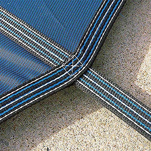 YARD GUARD Deck Lock Mesh 18' x 36' + 8' End Steps Swimming Pool Safety Cover