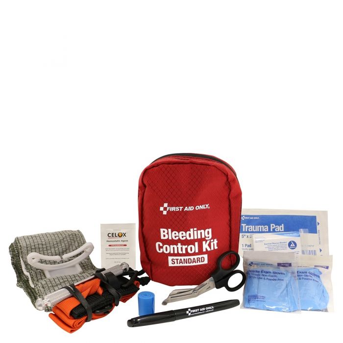 First Aid Only Smart Compliance Bleeding Control Cabinet - Standard Pro