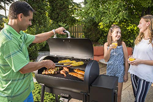 Broil King 494051 Crown 500 Pellet Grill, 800 sq. in, Black