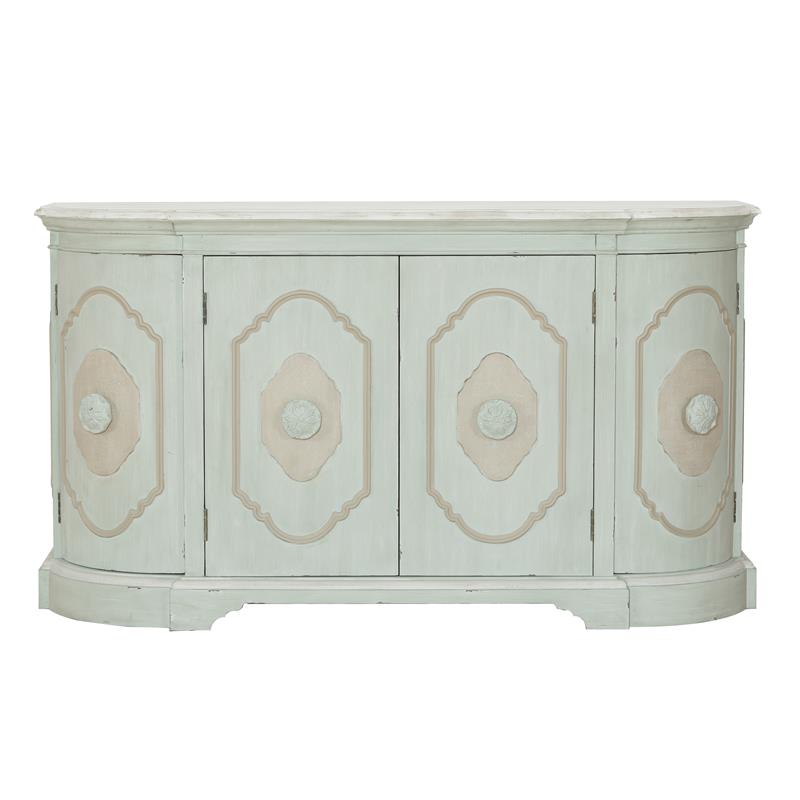 Home Fare Framed Four Door TriTone Wine Sideboard