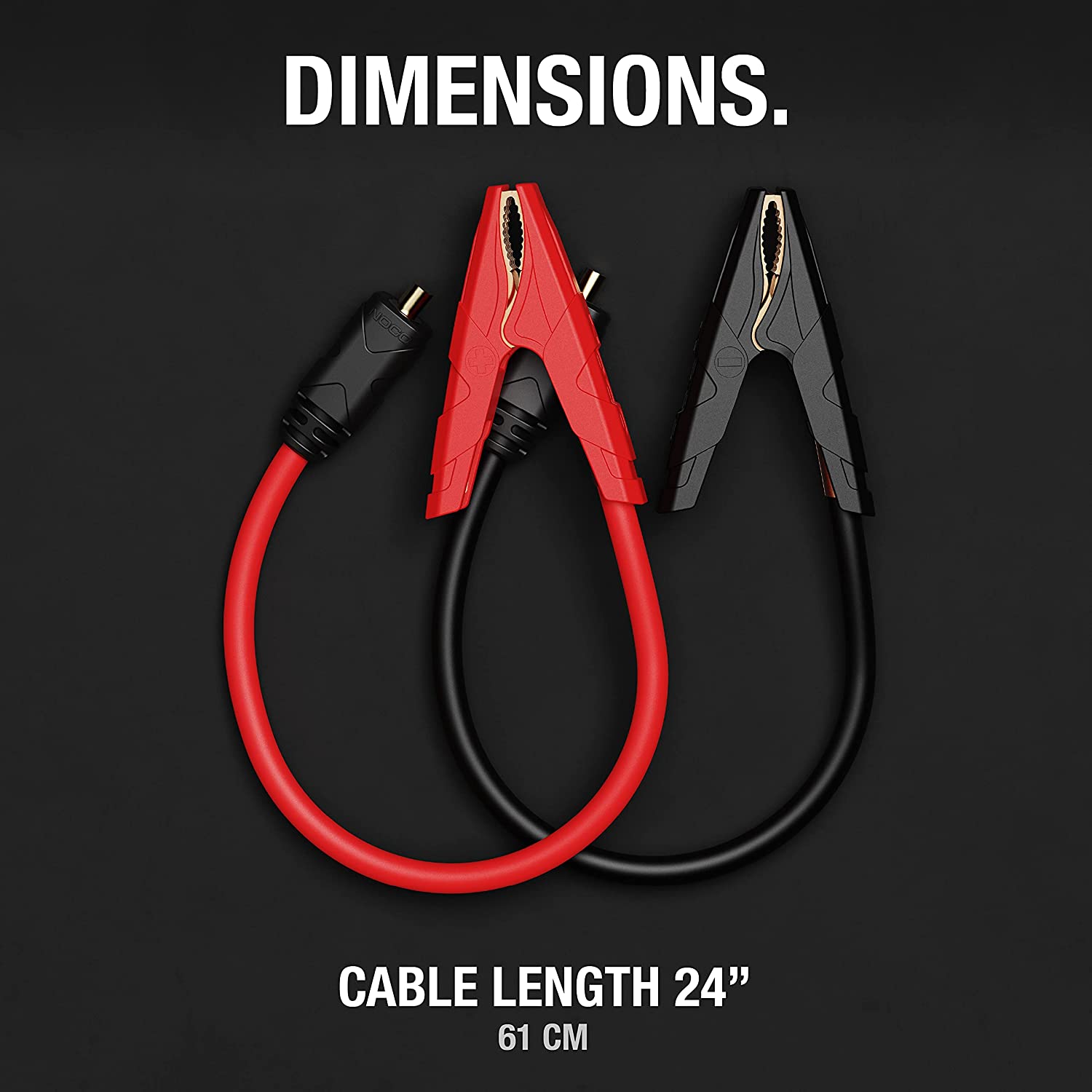 NOCO GBC004 Boost MAX 24 Inch 12v and 24v Battery Clamps New