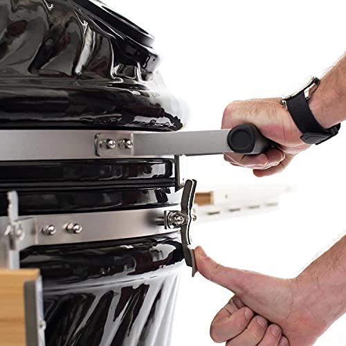 BBQGuys Signature 21-Inch Kamado Grill & Smoker - BBQ-K-24B