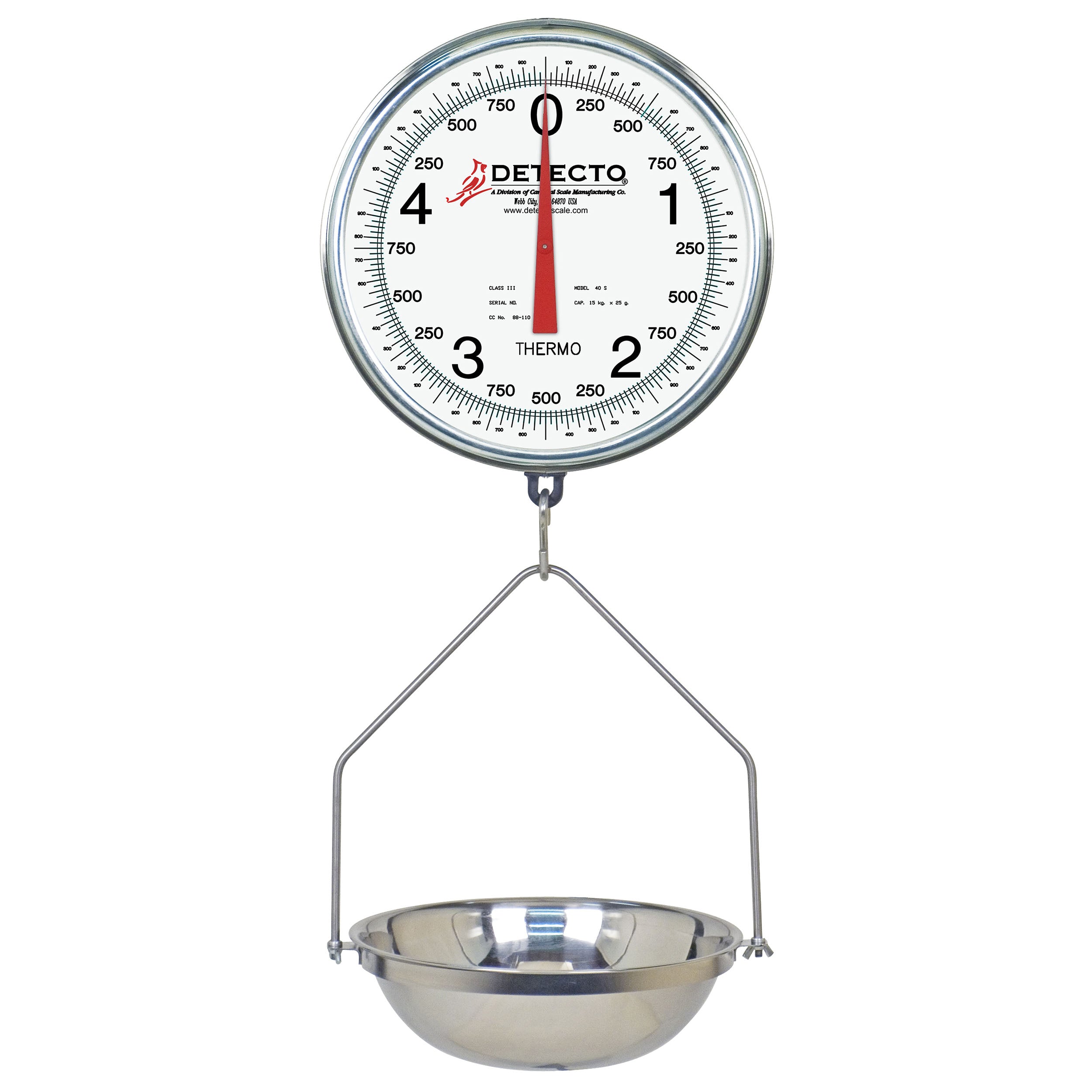 Detecto T3530 Hanging Dial Scale