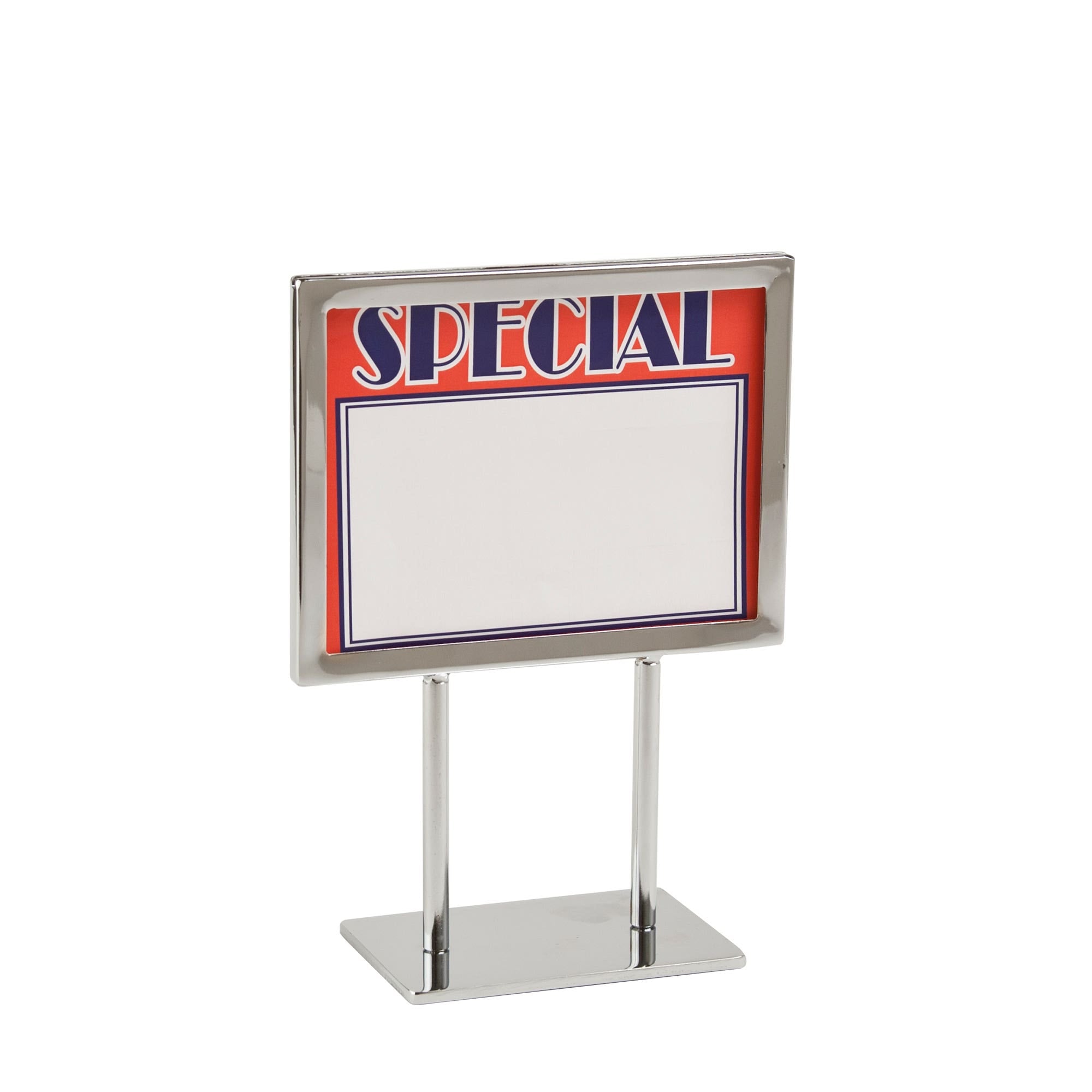 Econoco Metal Sign Holder with Mitered Corners with Flat Base (24 Pcs. Per Carton)