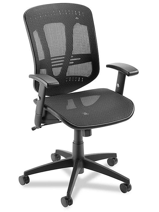 Superior airflow. Suspension mesh seat with contoured mesh back.
