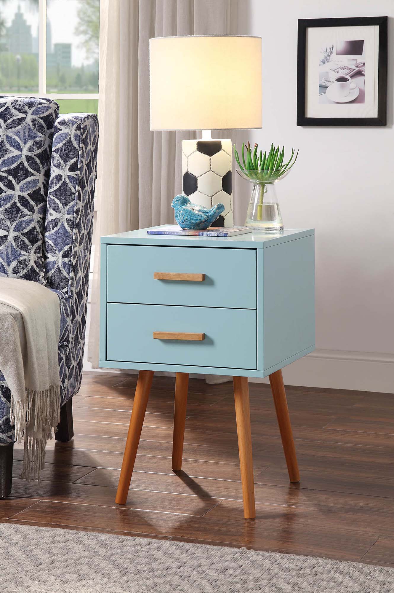 Convenience Concepts Oslo 2 Drawer End Table