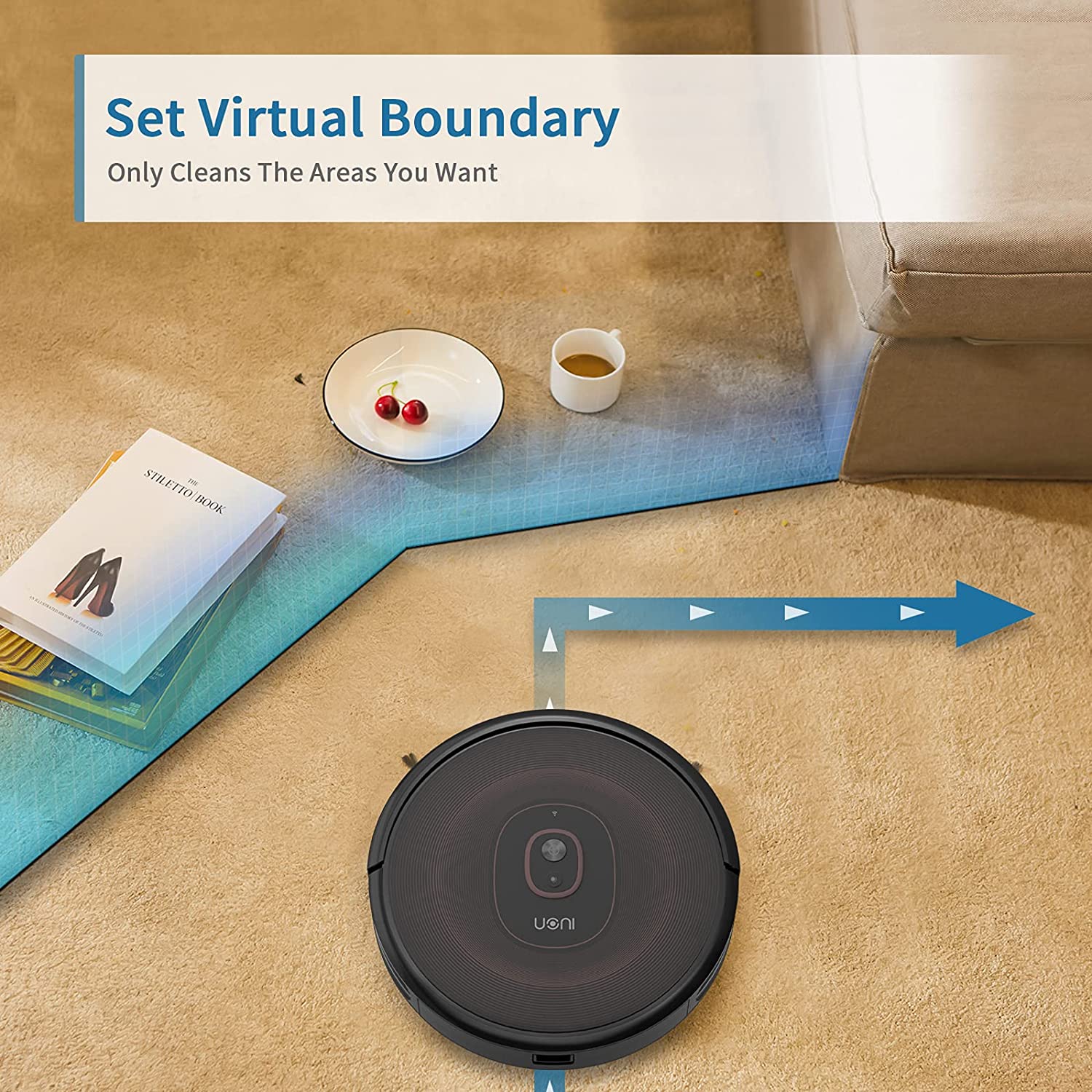 Uoni S1 Robot Vacuum Cleaner New