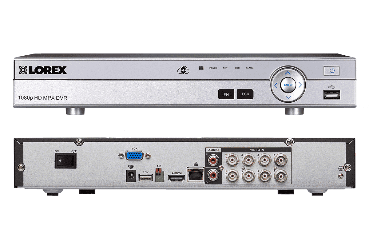 Lorex MPX84MW 1080P 4 Camera 8 Channel 2 TB MPX DVR Security Surveillance Camera System New