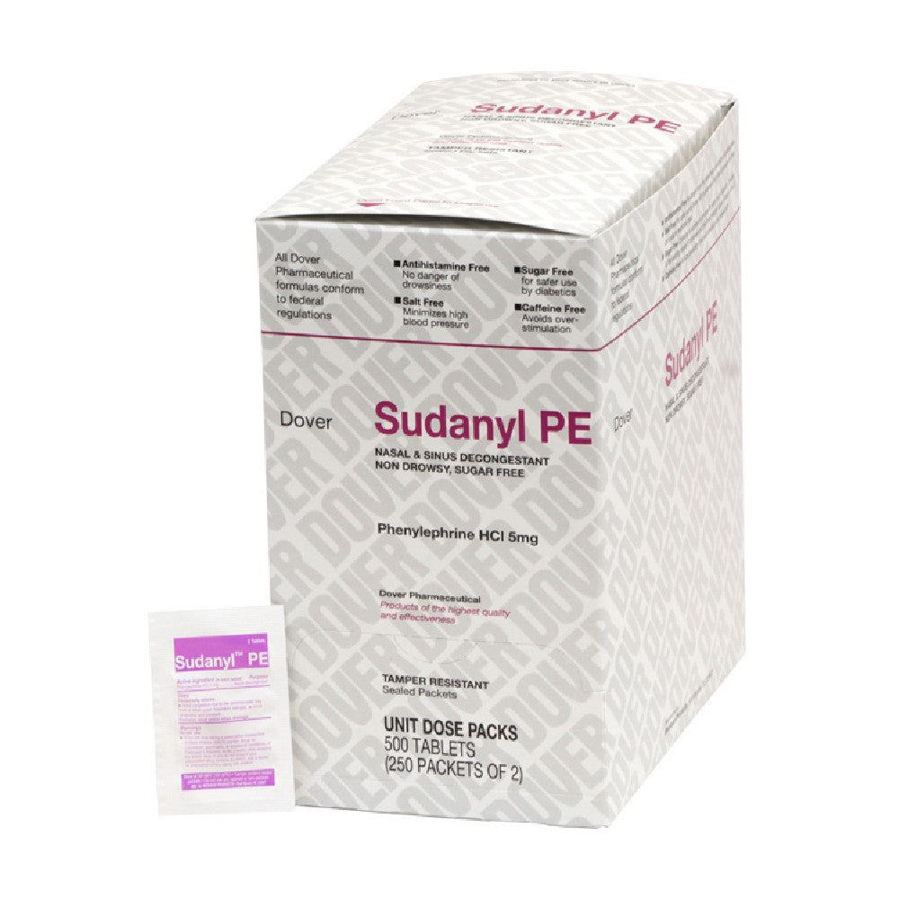 Medique Sudanyl PE Sinus Decongestant - (250x2/box - 8 Boxes)