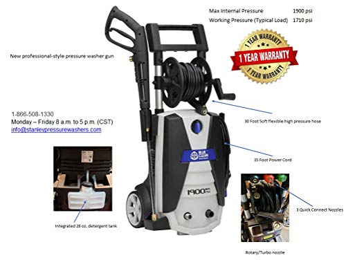 AR Blue Clean AR383S Pressure Washer, Classic Design