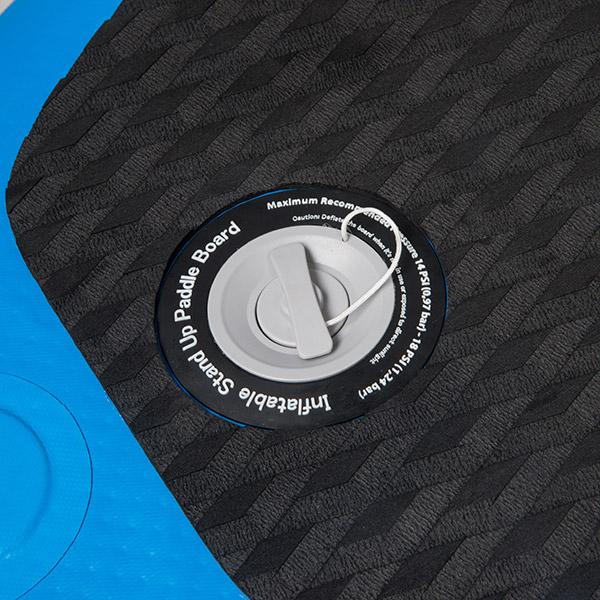 Freein 10' Inflatable Kayak Package Dual Action Pump Triple Fins Blue New