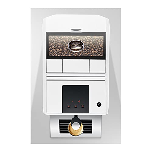 Jura A1 Automatic Coffee Machine (Piano White) with 2 Cup and Saucer Sets, Cleaning Tablets & Coffee Canister Bundle (5 Items)