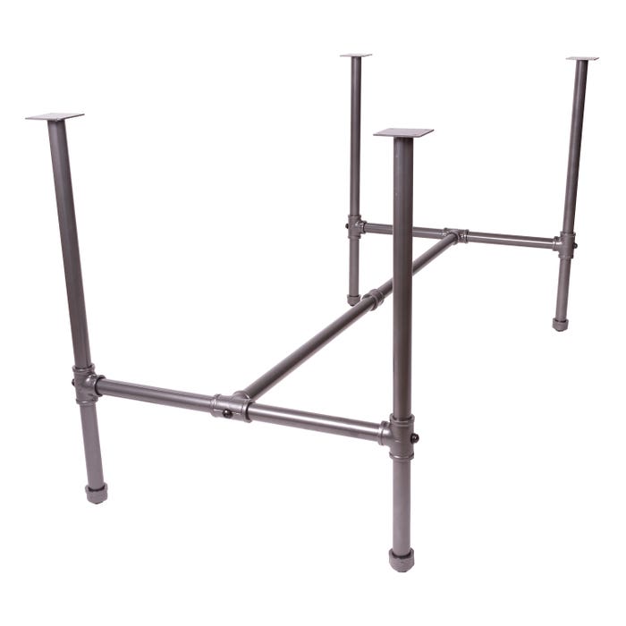 Econoco Pipeline Large Nesting Table-Dark Brown Top