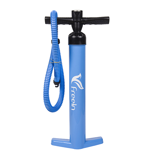 Freein 10' Inflatable Kayak Package Dual Action Pump Triple Fins White New