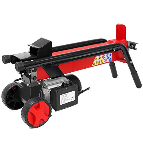 Stark Industrial 7-Ton Electrical Log Splitter Wood Cutter 15Amp Handle with Built-In Wheels
