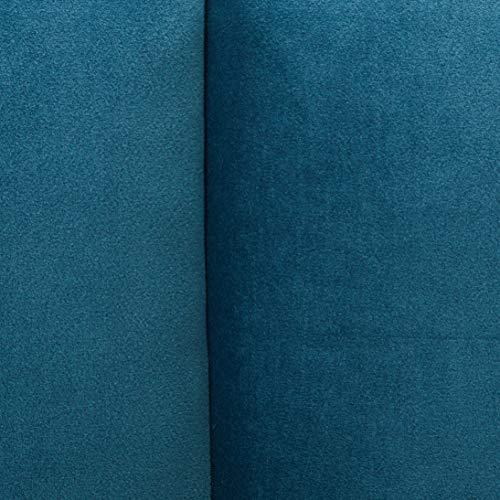 Jennifer Taylor Home Edgar Channel Sofa Bed, Satin Teal