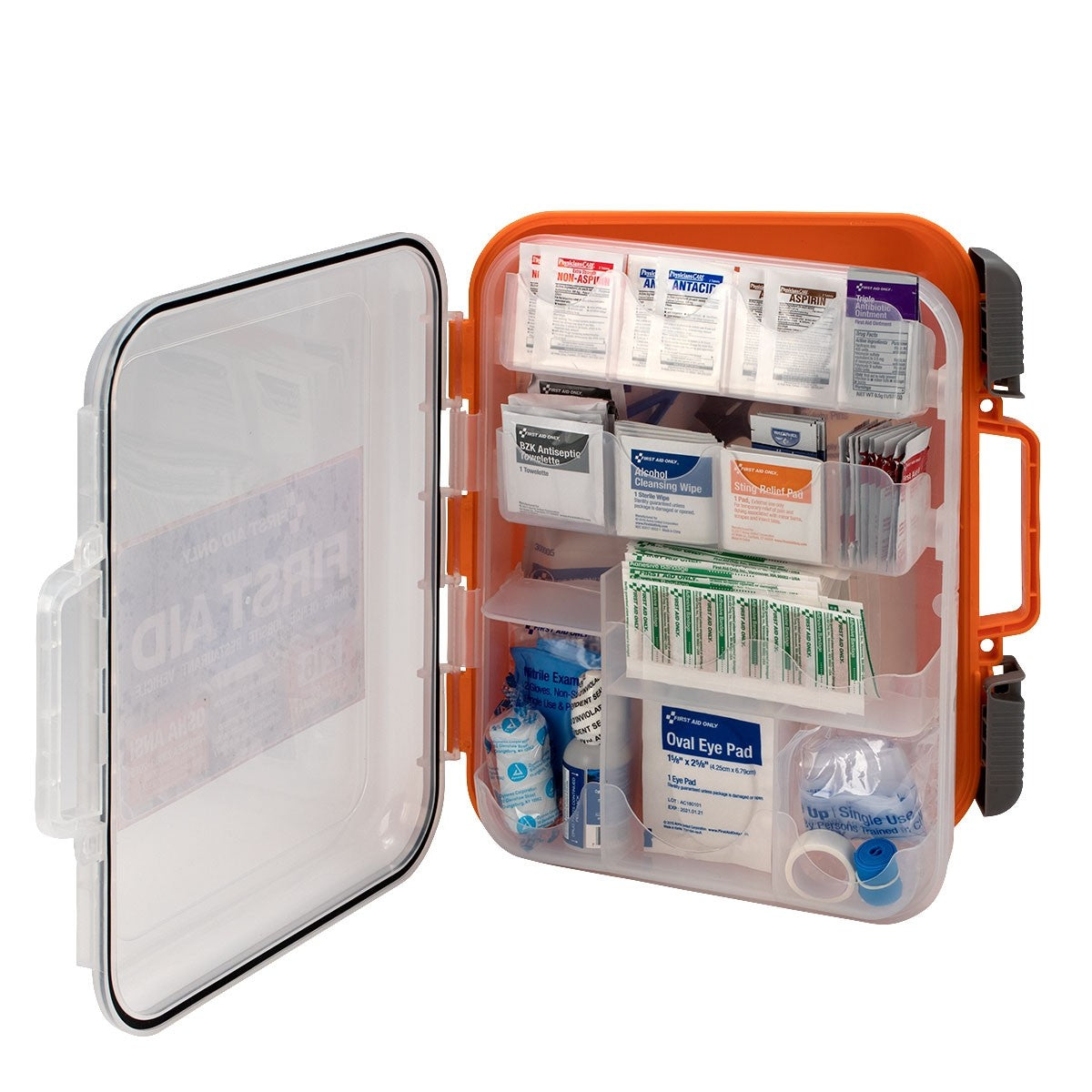 First Aid Only 50 Person ANSI A+ 216 Piece First Aid Kit, Plastic (4 per order)