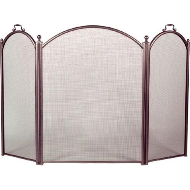 Dagan 3-Fold Arched Bronze Screen