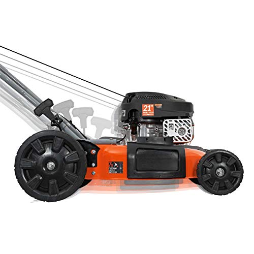 YARDMAX 21-Inch Walk-Behind 2-in-1 Push Mower 170cc YG1550