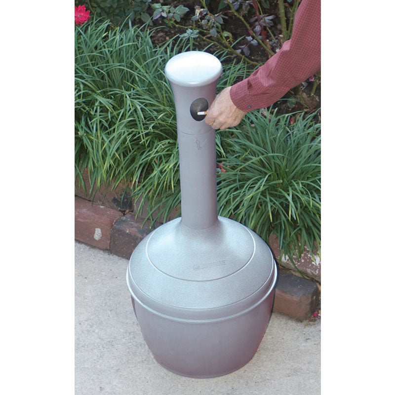 Justrite Elite™ Smoker’s Cease-Fire® Cigarette Butt Receptacle