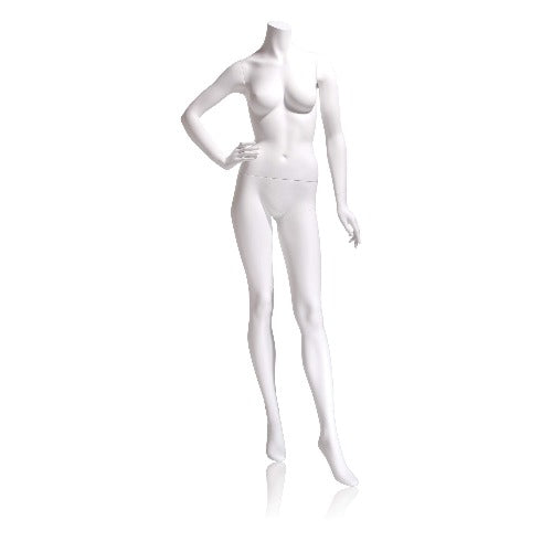 Econoco Female Mannequin - Headless, Right Hand On Hip, Left Leg Forward
