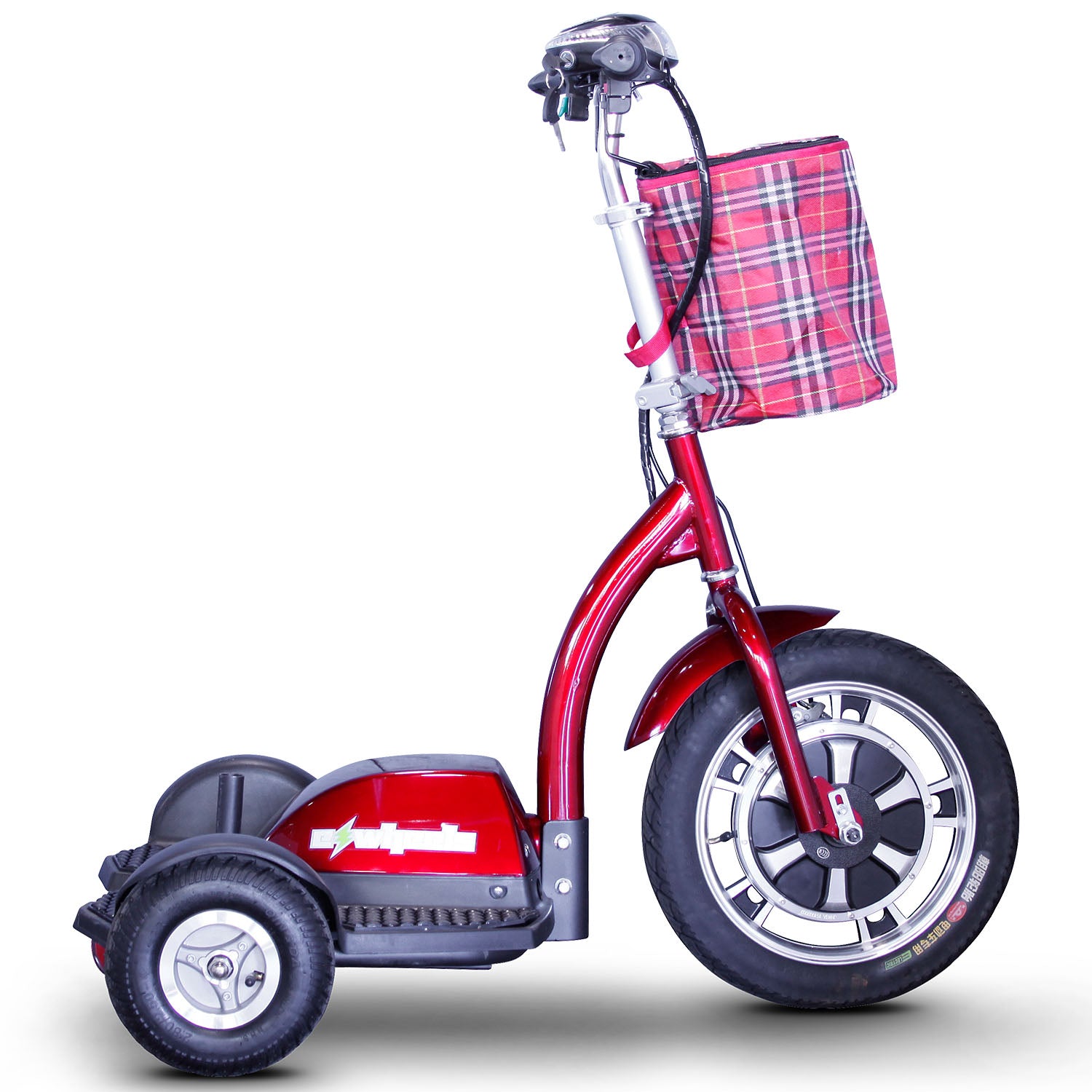 EWheels EW-18 Stand-in-Ride 3-Wheel Folding Mobility Scooter