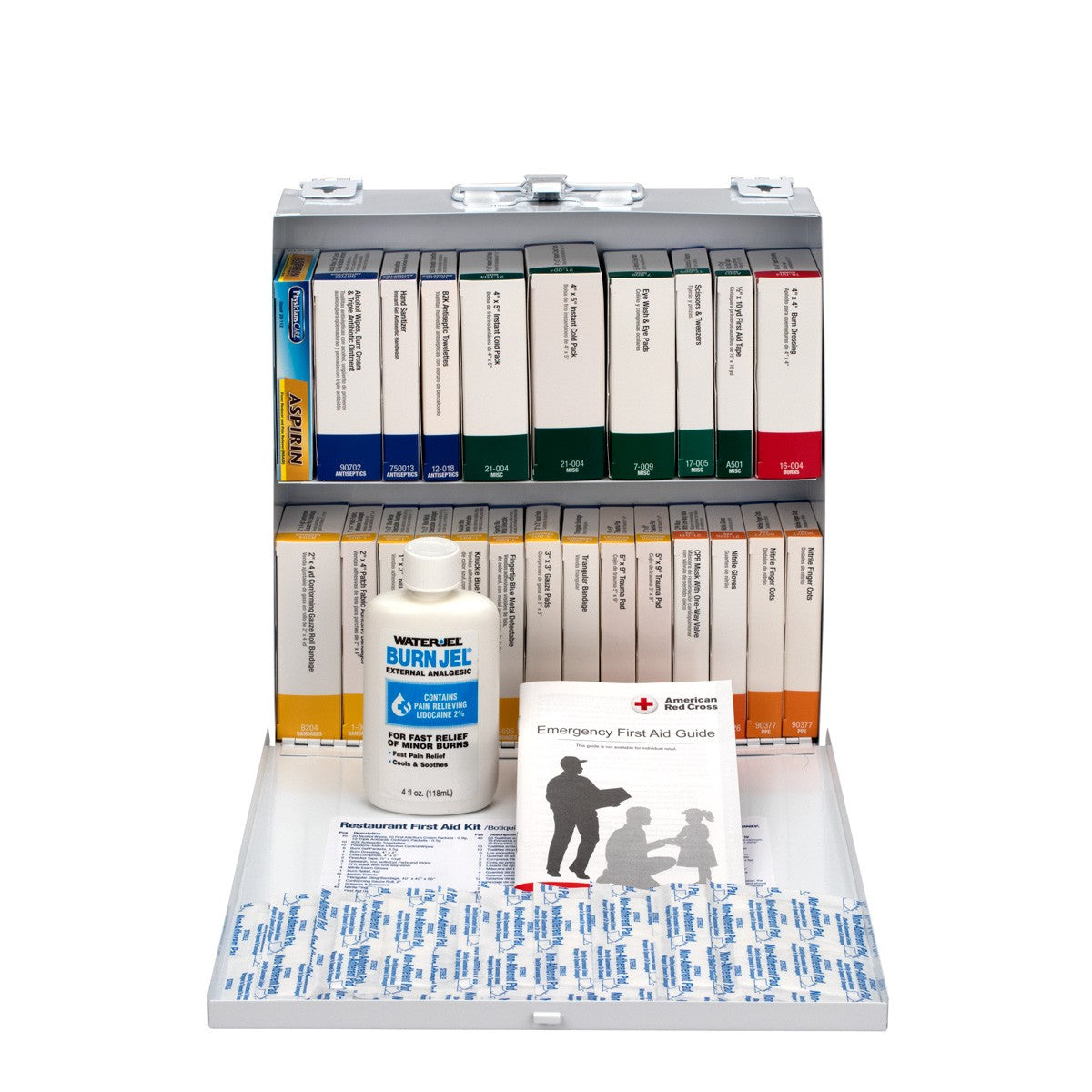 First Aid Only Restaurant and Food Processing 75 Person ANSI A+ First Aid Kit, Metal (2 per order)
