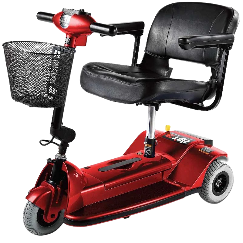 New Zip'r 3 Travel Mobility Scooter Red New