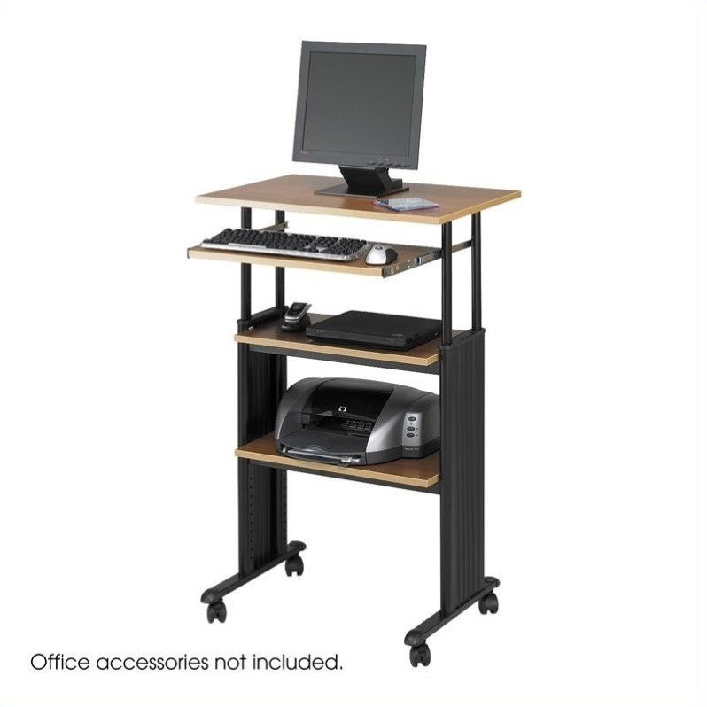 Stand-Up Adjustable Height Computer Workstation