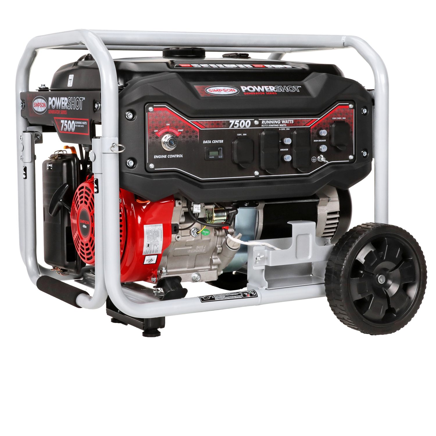 Simpson SPG7593E 7500W/9375W 420cc Electric Start Gas Generator New