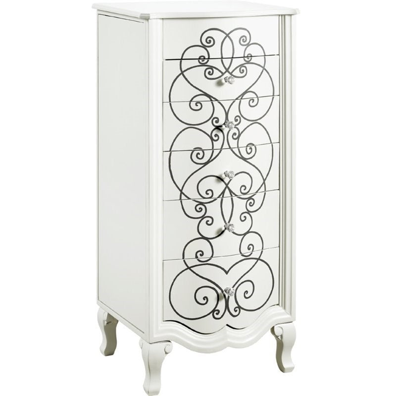 jewelry Armoire in Vanilla