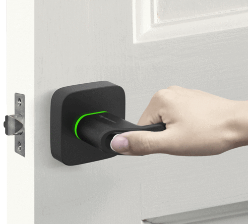 U-Tec UL1 Bluetooth Enabled Fingerprint and Key Fob Smart Lock in Black New