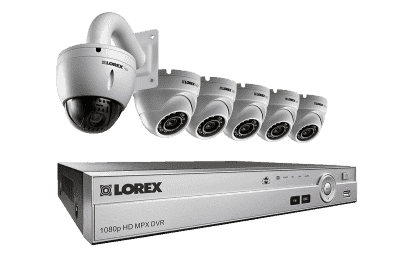 Lorex MPX851DZW 6 Camera 8 Channel Indoor/Outdoor DVR Surveillance Security System New