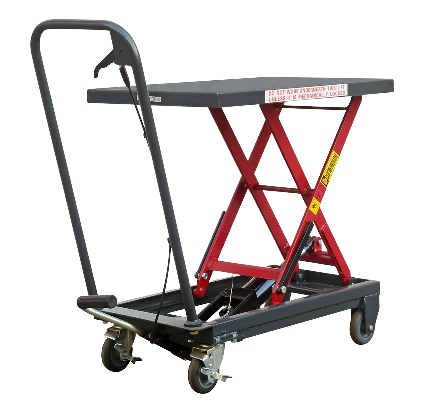 Pake Handling Tools PAKLT01 Hydraulic Manual Scissor Lift Table 500lb Capacity 28