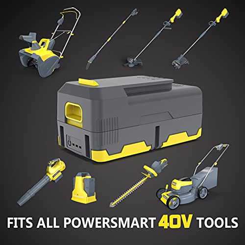 Brushless Lawn Mower,17-Inch 40 V Cordless Lawn Mower,Self-ropelled Lawn Mower with 4-Stroke Engine,3-in-1 Mower,5 Adjustable Heights(1.18-3.0'') in Color Red/Black,PS-76417A-H (PS-76417A-H)