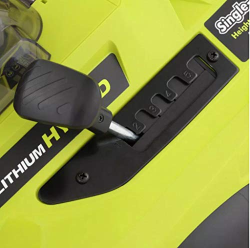 RYOBI 16 in. One+ 18-Volt Lithium-Ion Hybrid Walk Behind Push Lawn Mower Kit - with Batteries & Charger – P1121