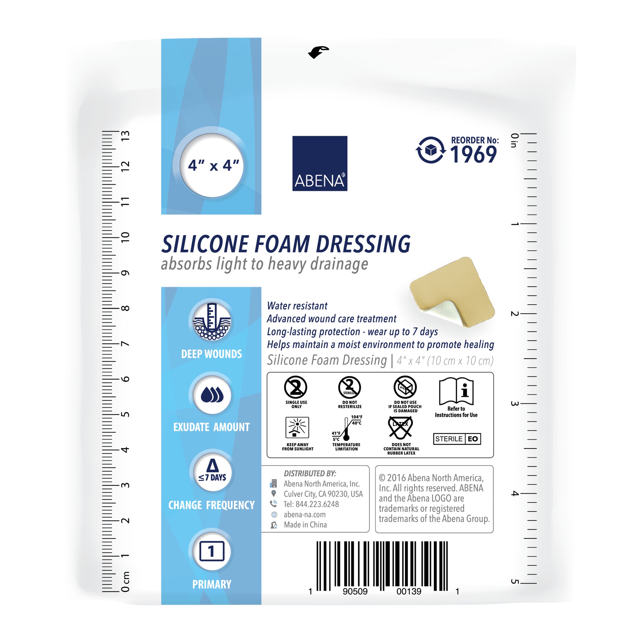 Abena Silicone Foam Dressings (Non-Adhesive)