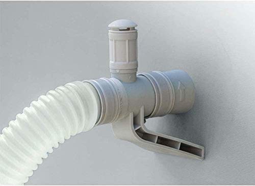 366X76CM Swimming Pool Paddling Pool Round Frame Above Ground Pool Pond Family Swimming Pool Metal Frame Structure Pool,Light Blue