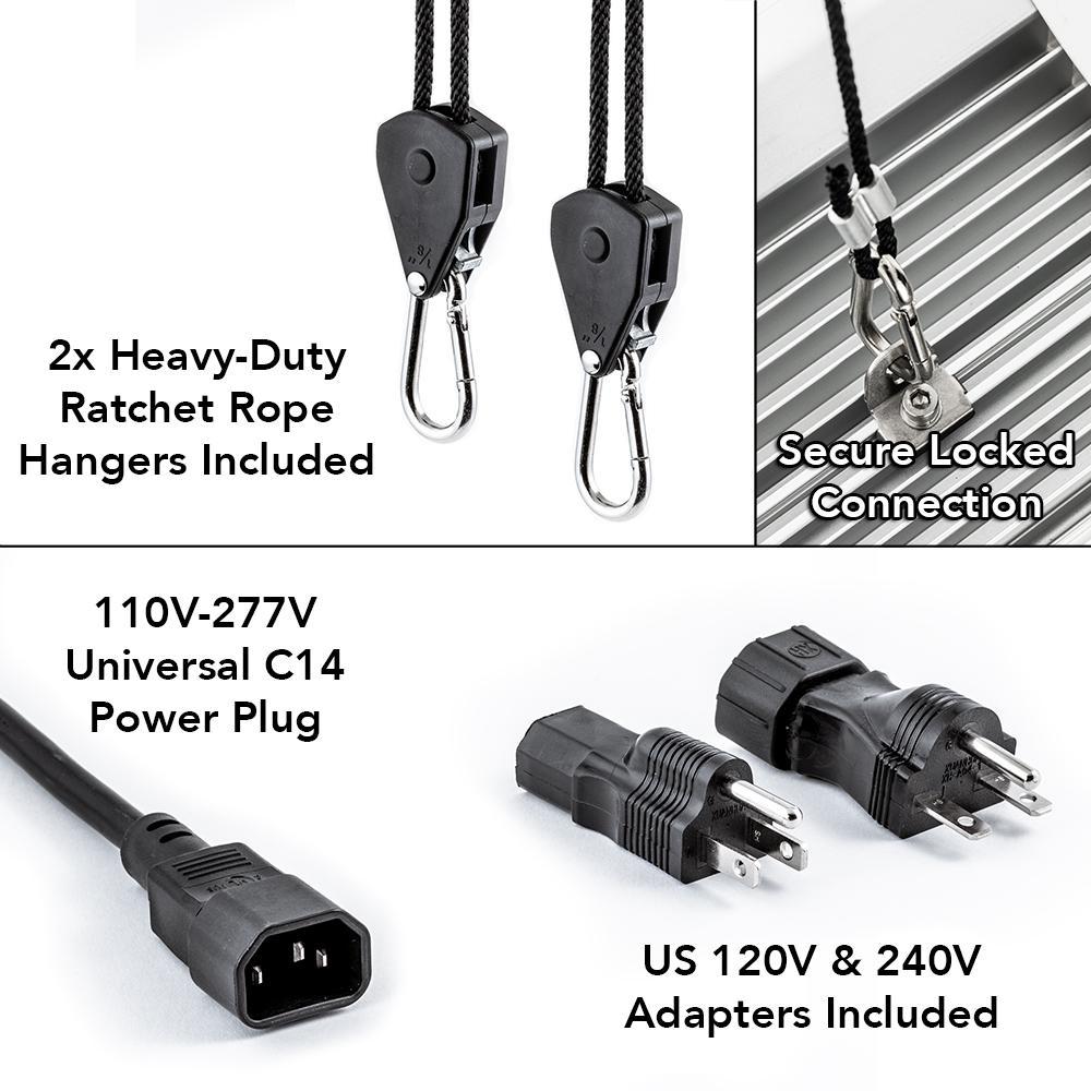 Green Sunshine Company ES180 Electric Sky V3 180 Watt Wideband LED Grow Light New