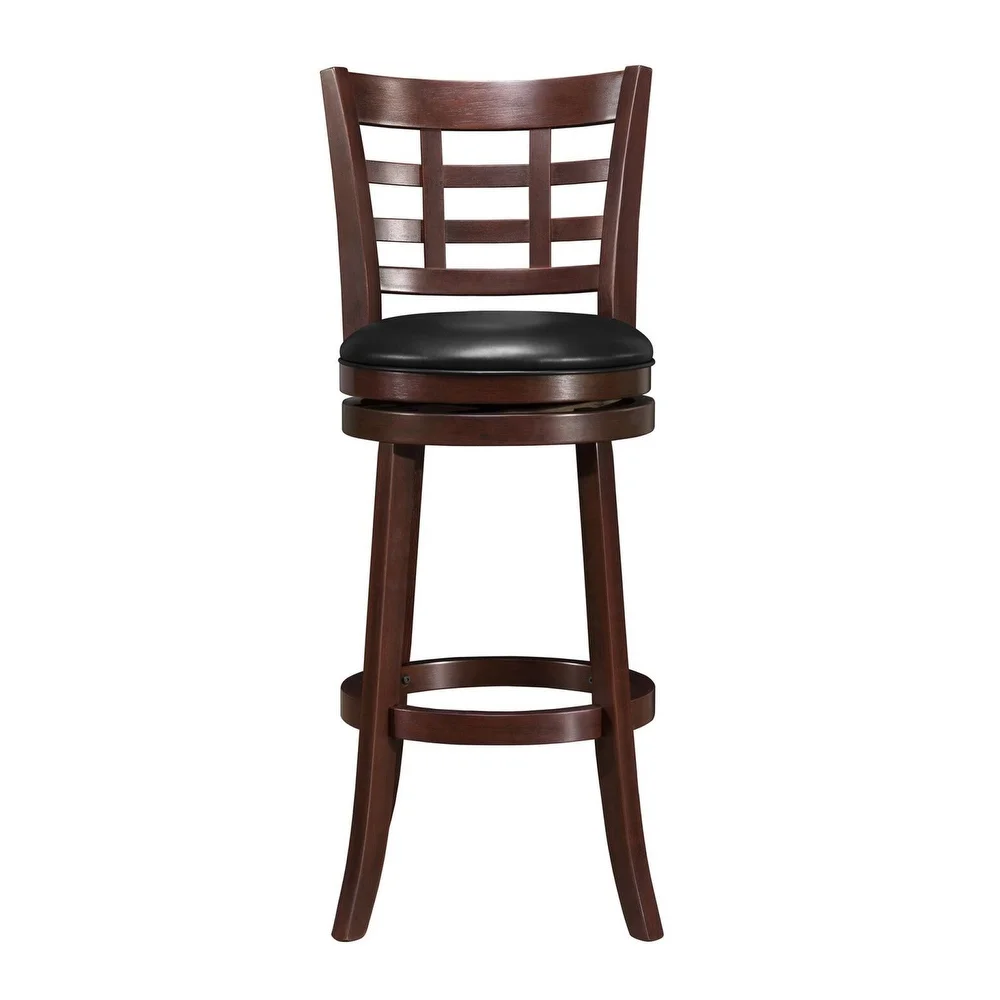 Verona Cherry Swivel 29-inch High Back Barstool by iNSPIRE Q Classic
