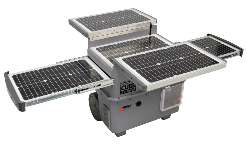Wagan 8824 Solar ePower Cube 1500 Lithium Solar Generator New