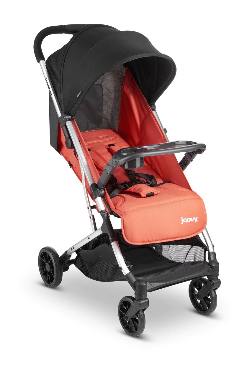 Joovy Kooper Lightweight Compact Single Stroller With Tray New