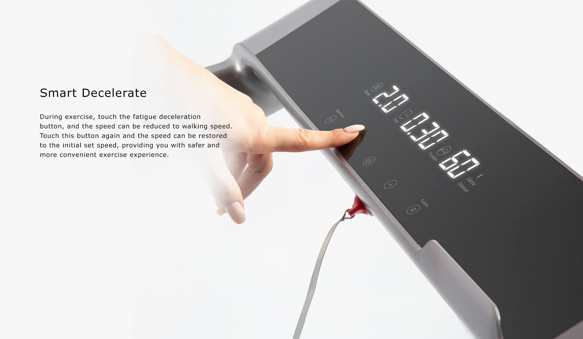 OVICX OS-TMILL-I1 Flat Folding Treadmill with Bluetooth Connectivity New