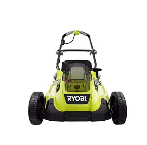 RYOBI 16 in. One+ 18-Volt Lithium-Ion Hybrid Walk Behind Push Lawn Mower Kit - with Batteries & Charger – P1121