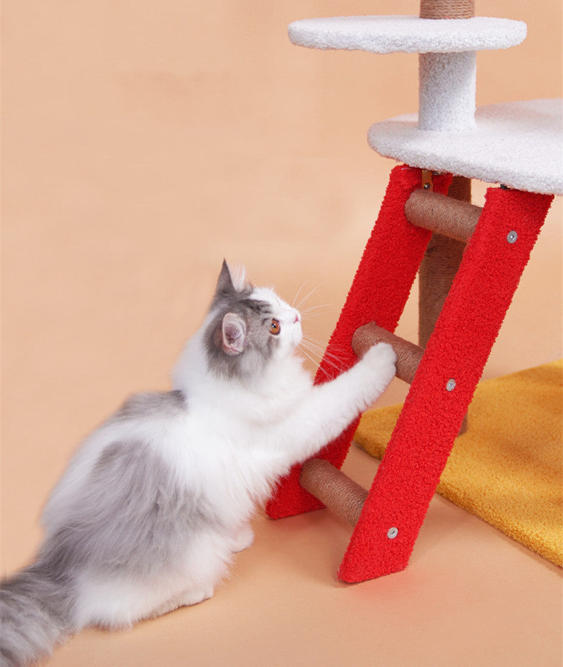 Red Airplane Cat Tree