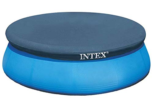 Intex Above Ground Swimming Pool, Ladder with Pump and 15’ Pool Debris Cover