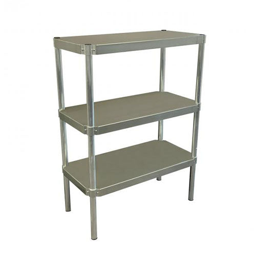 PVI Food Service 3-Shelf Aluminum Shelving Unit